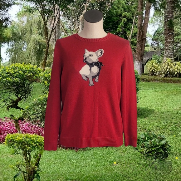 Little French Bulldog Sweater - Picture 1 of 4